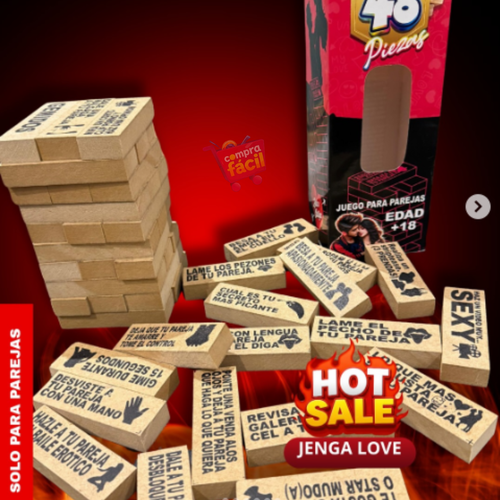 JENGA DEL AMOR - JUEGO EN PAREJA